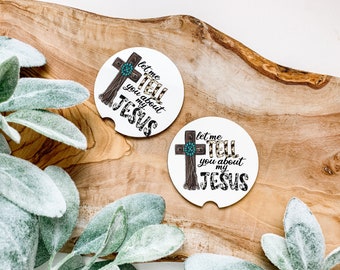 Let Mt Tell You About My Jesus Coaster Set
