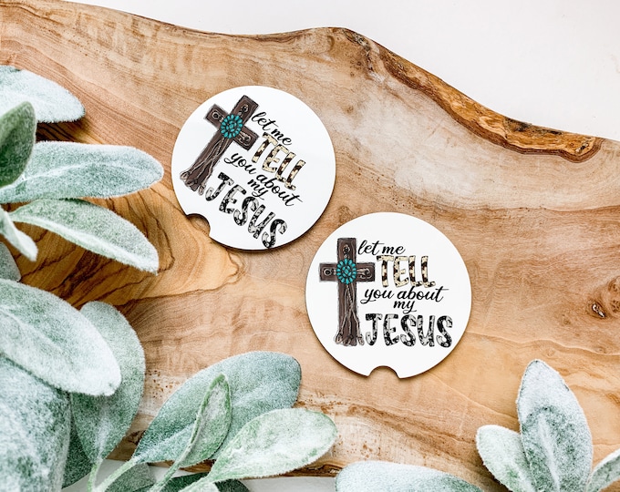 Let Mt Tell You About My Jesus Coaster Set