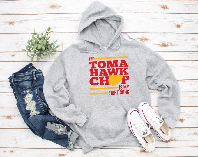 Toma Hawk Chop Hoodie or Sweatshirt Color Options