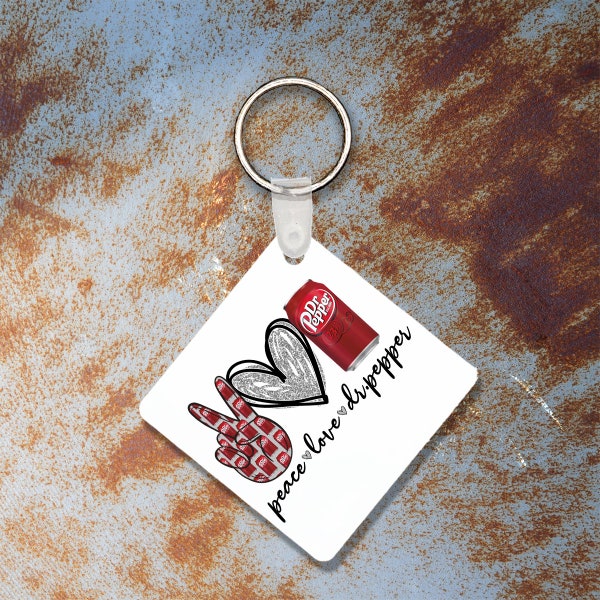Peace Love DP Keychain