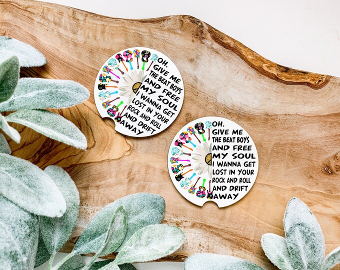 The Beat Boys Car Coasters Set of 2