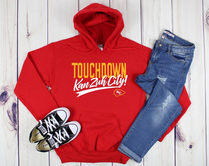 Touchdown KanZuh City Hoodie or Sweatshirt Color Options