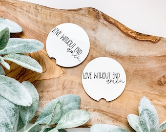 It's A Love Without End Amen  Coaster Set of 2