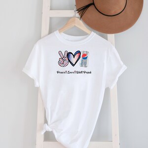 Peace Liebe Diät Soda T Shirt