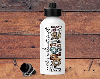 Not Perfect Just Forgiven Water Bottle