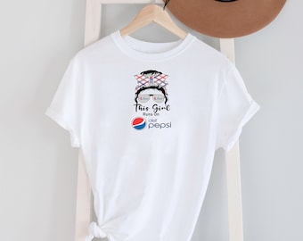 This Girl Runs Diet Soda Tee Shirt