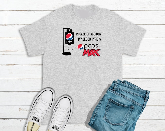 In case of Accident My blood Type is MAx Tee Shirt Max