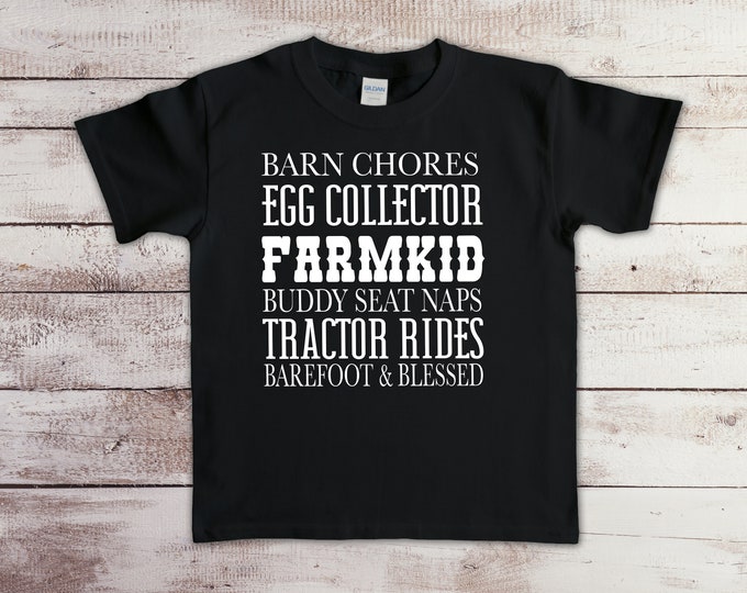 Farm Kids Toddler & Youth Sizes