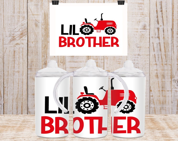 Lil Brother Tractor Sippy Cup