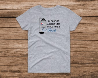 In case of Accident My blood Type is Diet  Tee Shirt