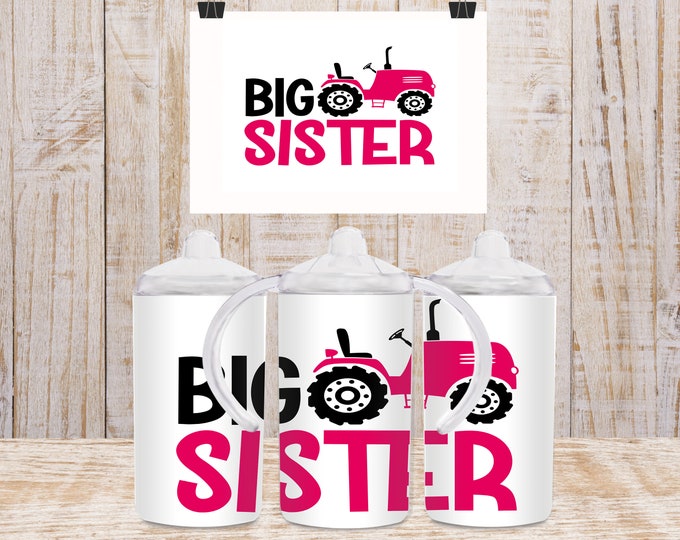 Big Sister Tractor Sippy Cup