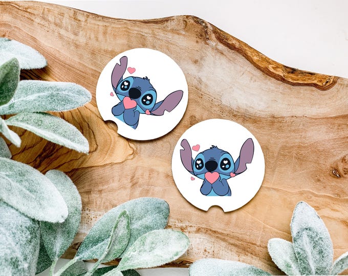 Love Coaster Set of 2 Stitch