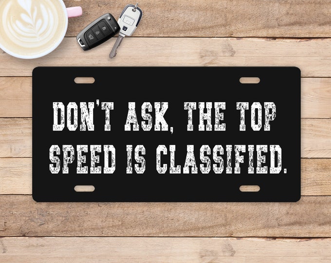 Don't ask License Plate