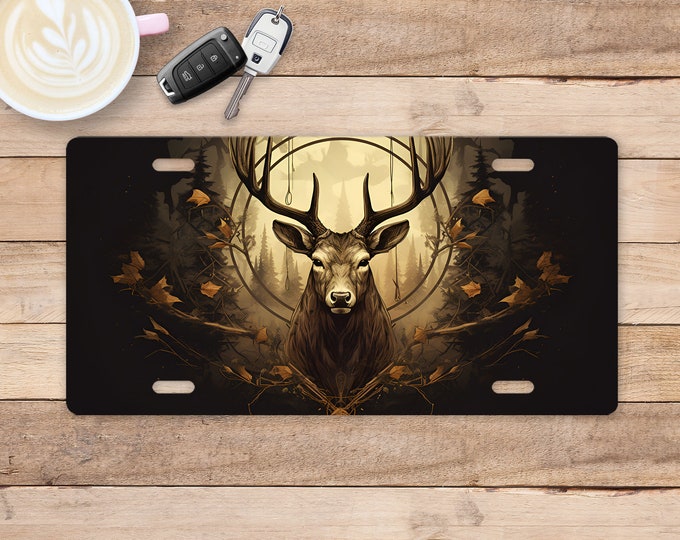 Deer License Plate