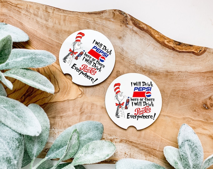 Soda Car Coasters Set of 2
