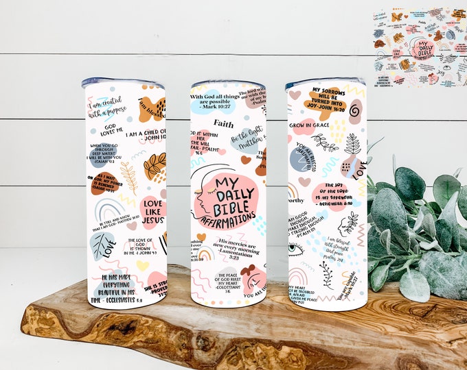 My Daily Bible Affirmations **20 oz *Tumbler