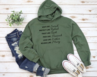Woman of the Bible  Hoodie or Sweatshirt Color Options