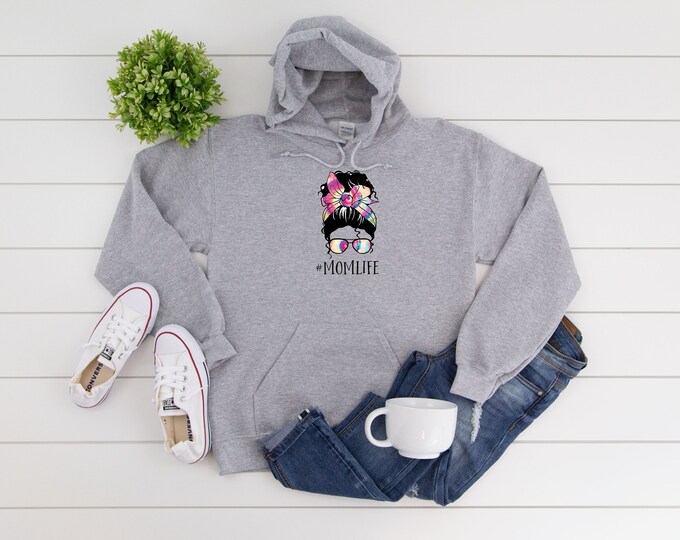 Hashtag #MOMLIFE Hoodie or Sweatshirt