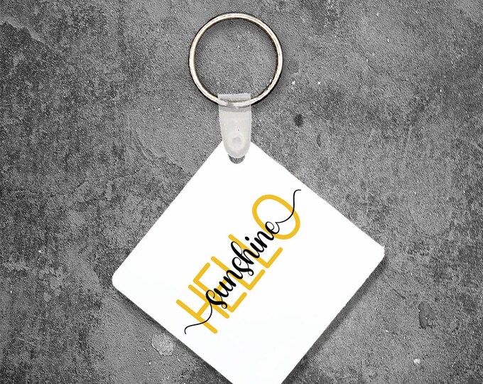 Hello Sunshine Coke Keychain