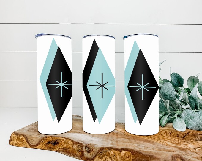 Mid-Centry Modern  Design Skinny 20 oz Tumbler