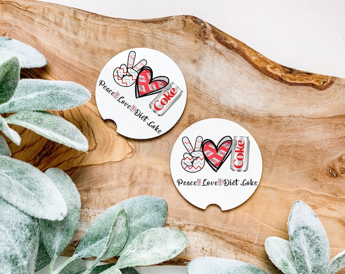 Peace Love Diet Cola Set of 2