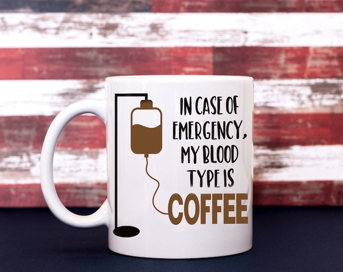 Blood Type Coffee Coffee Cup