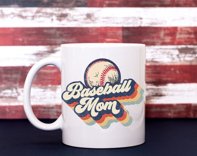 Baseball Mom Coffee Cup