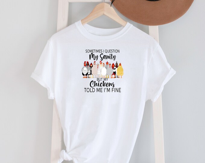 Sanity Chickens Tee Shirt