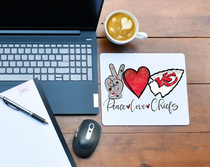 Peace Love K c Mouse pad
