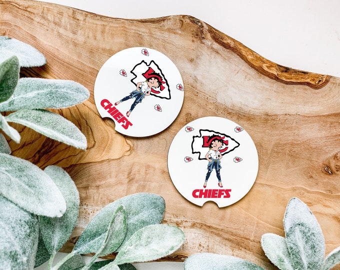 Kc Betty  Set of 2 Car Coasters