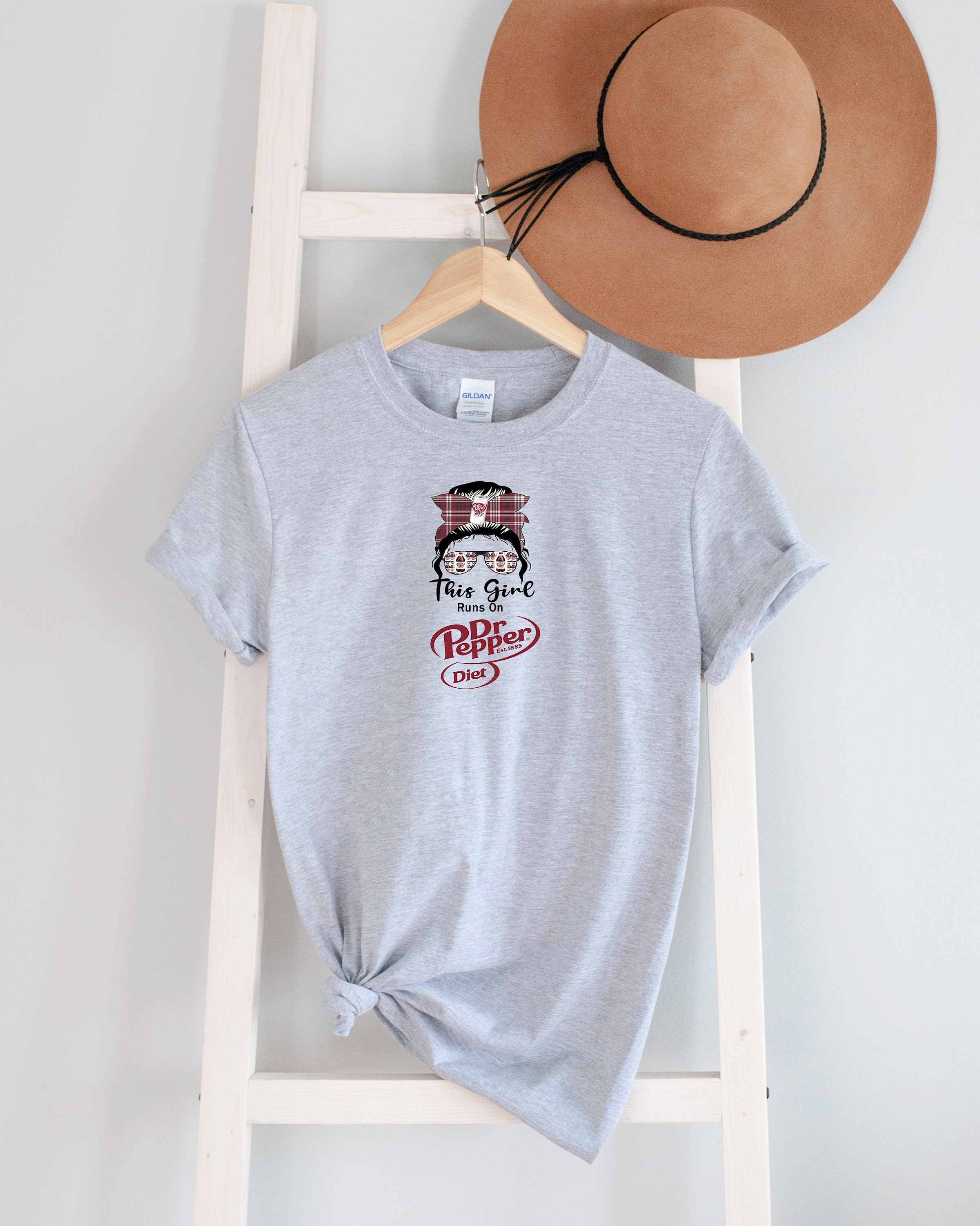 This Girl Runs Diet Dr.Soda Tee Shirt Max