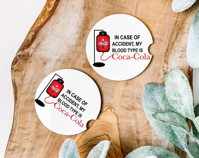 In case of accident  Coaster Set of 2