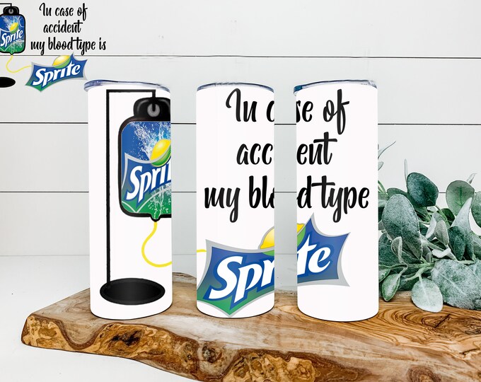 Blood Type soda 20oz & 30oz  Tumbler