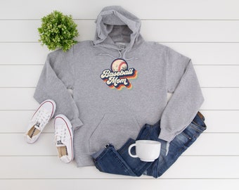 Baseball Mom Hoodie or Sweatshirt