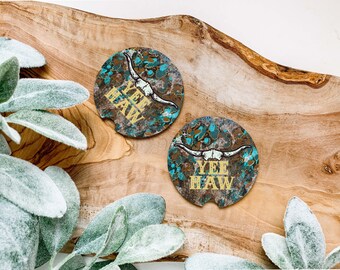 Cow Skull Coaster Set of 2/ Four Options
