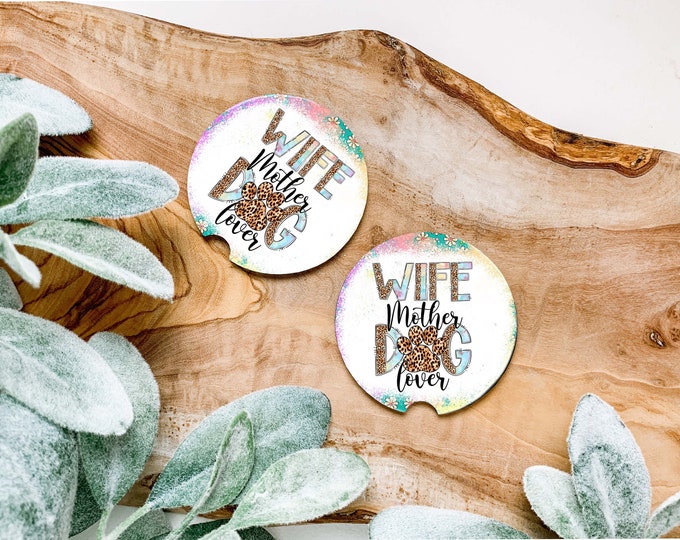 Dog Mom Coaster Set of 2/ two Options
