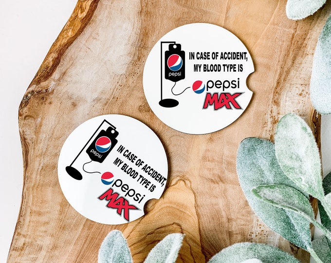 In case of accident Soda Max Coaster Set of 2
