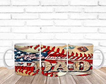 Baseball Dad Coffee Cup