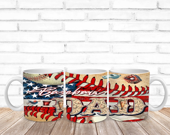 Baseball Dad Coffee Cup