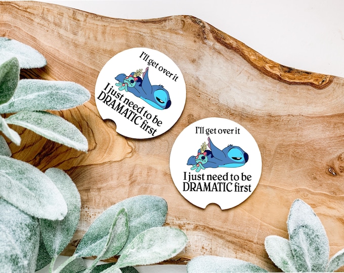 I will get over it Love Coaster Set of 2 Stitch