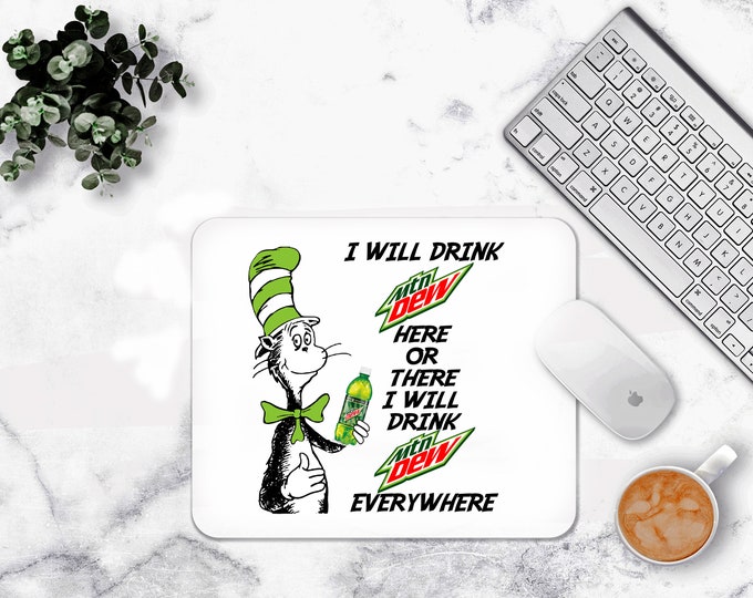Dr Seuss Mt Dew  Mouse pad
