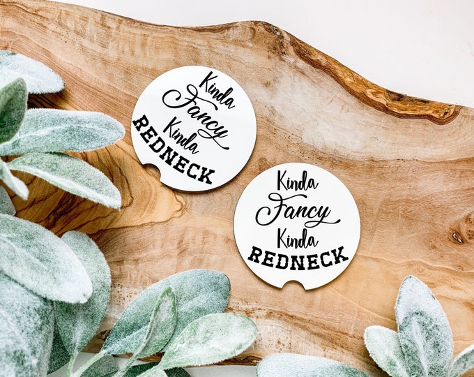 Kinda Fancy Kinda Redneck Coaster Set of 2