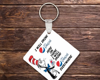 Diet Pep Keychain