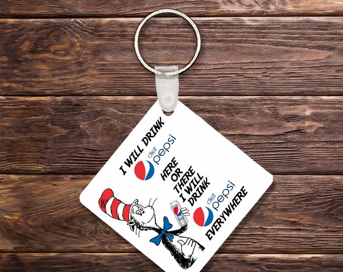 Diet Pep Keychain