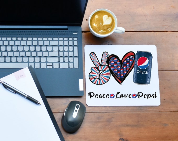 Peace Love cola Mouse pad