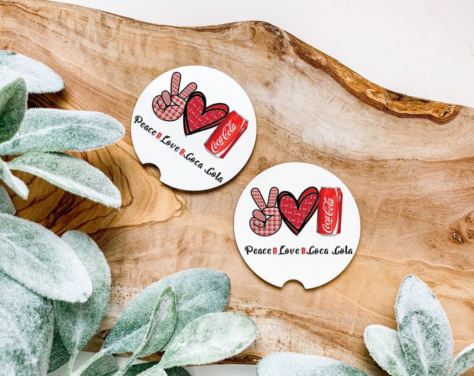 Peace Love Cola Set of 2