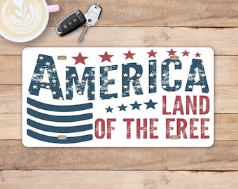 America License Plate