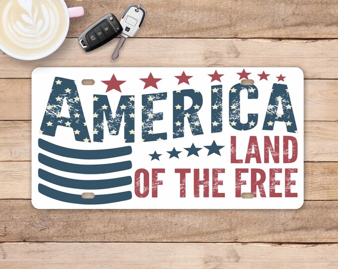 America License Plate