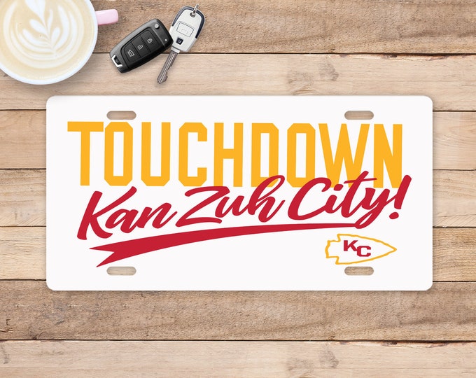 Touchdown Kan Zuh City License Plate
