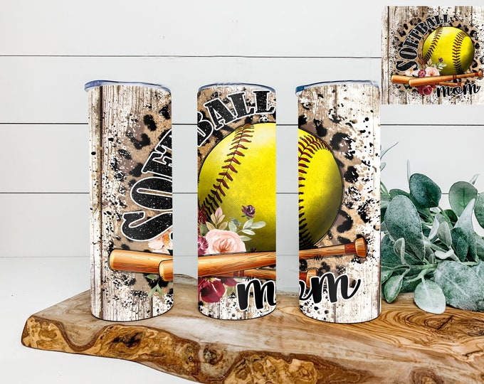 Softball Mom 20oz    Tumbler